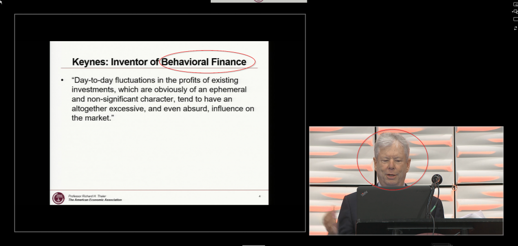 thaler on behavial finance